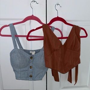 Cropped Bustier/Corset Bundle!